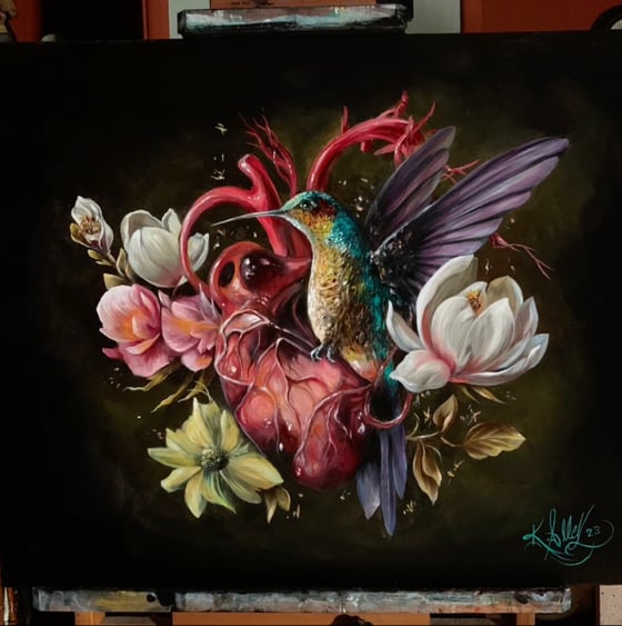 Image of “Flutter” Original painting 