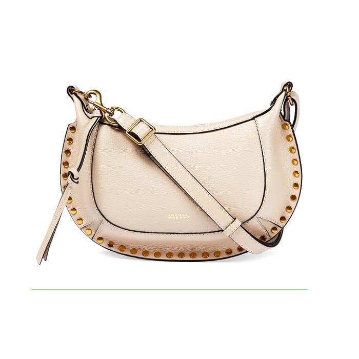 Image of ISABEL MARANT OSKAN MOON SHOULDER BAG LIGHT BEIGE