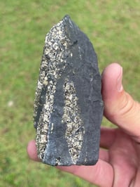 Image 4 of Shungite Specimen With Cubic Pyrite #606