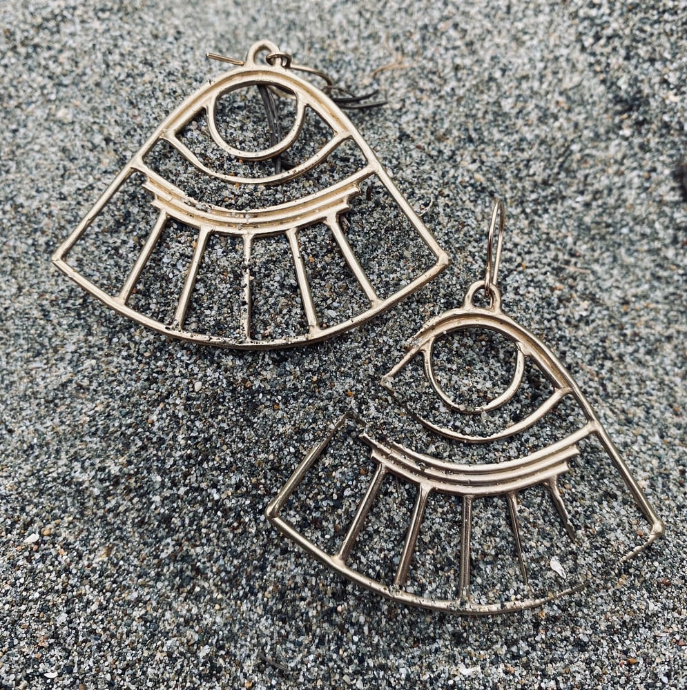 Image of Shine Earrings in Bronze 