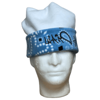 White & Blue Paisley