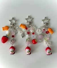 strawberry hello kitty keychains