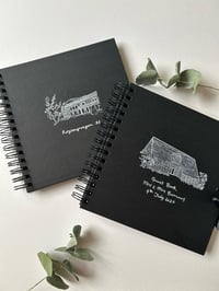 Image 2 of Personalised Guest Book in Black 