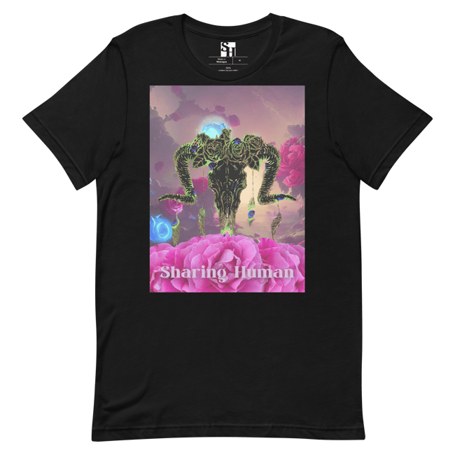 SHARING HUMAN™ "ROSES" T-SHIRT