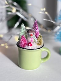 Image 1 of Mini Mug Winter Scene 2 