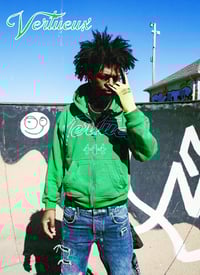 Image 2 of VERTUEUX LUCKY GREEN HOODIE