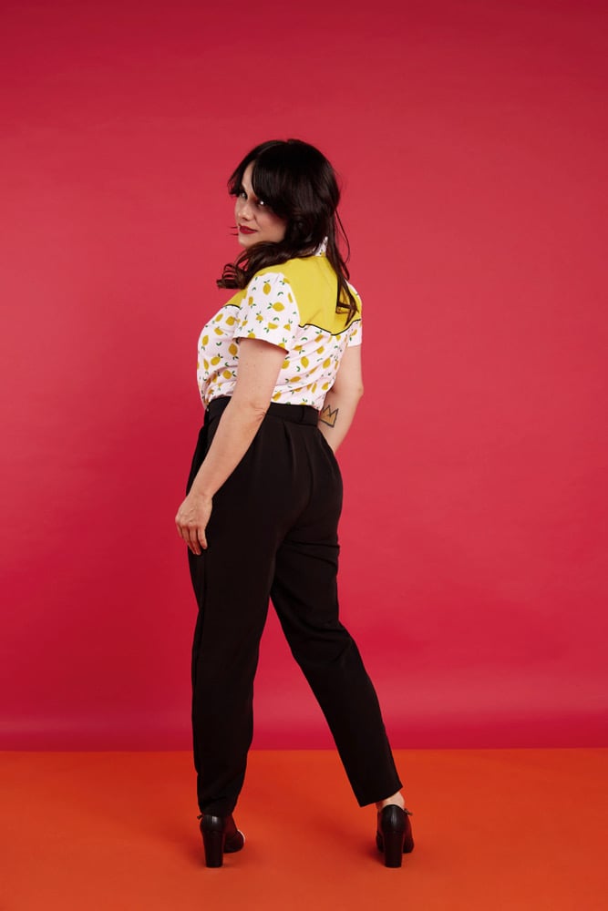 Image of Pantalon Burning Love negro