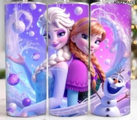 Elsa & Anna 20oz tumbler