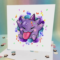 Chibi Gengar Celebration Card