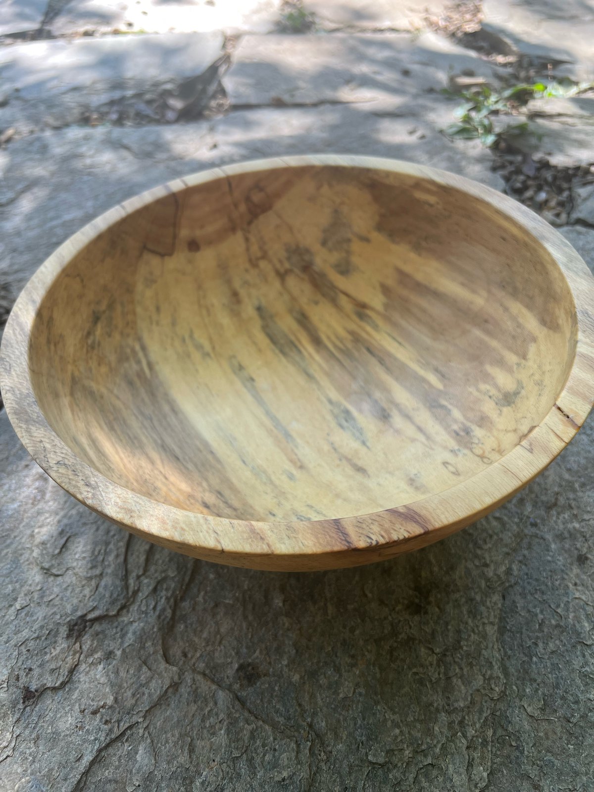 Image of Spalted Sycamore 11” diameter 