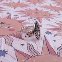 Image 7 of Handmade ‘Seraph’ Sun Ring Sterling Silver