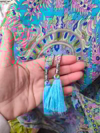 Image 8 of Pefkos co ord sarong set 70s mix with tassles