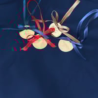 Image 3 of MEDIUM - Brass Festive Bauble - can be customised
