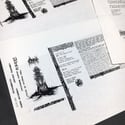 ABSU - 1991 Original “The Temples Of Offal” uncut j card (2 variants) + Original biography 1992