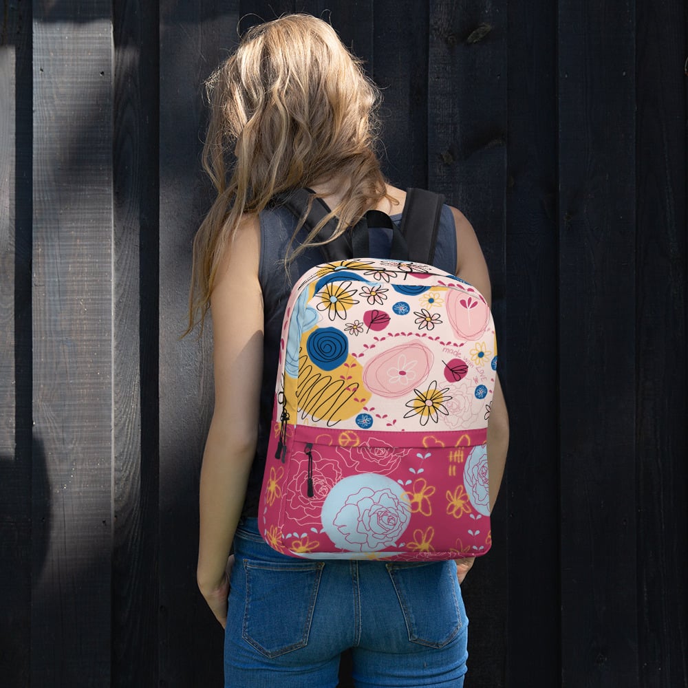 Image of Made with Love Rucksack mit Laptop-Fach