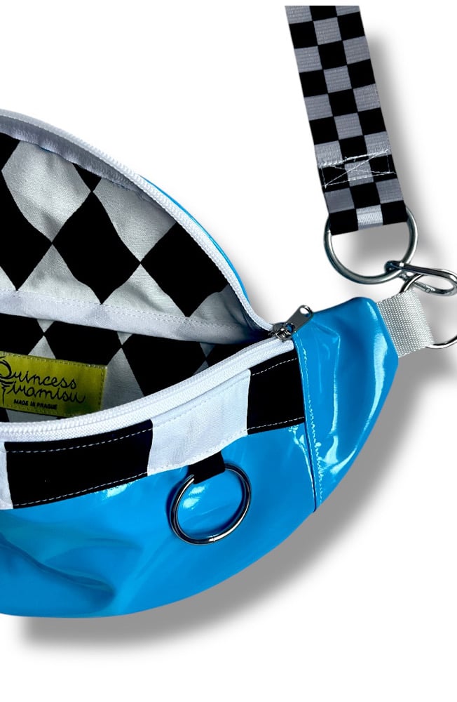 Image of Blue PVC Waistbag