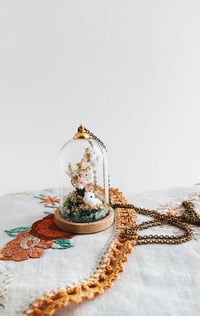 Image 3 of Bunny terrarium necklace 