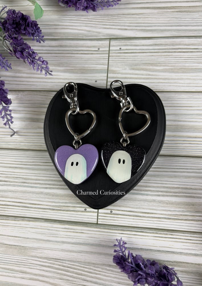Ghost Resin Keychain