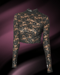 Image 1 of Lace sheer top