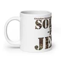 Image 2 of Soldier For Jesus 20oz White glossy mug