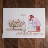 Original drawing - Just holler