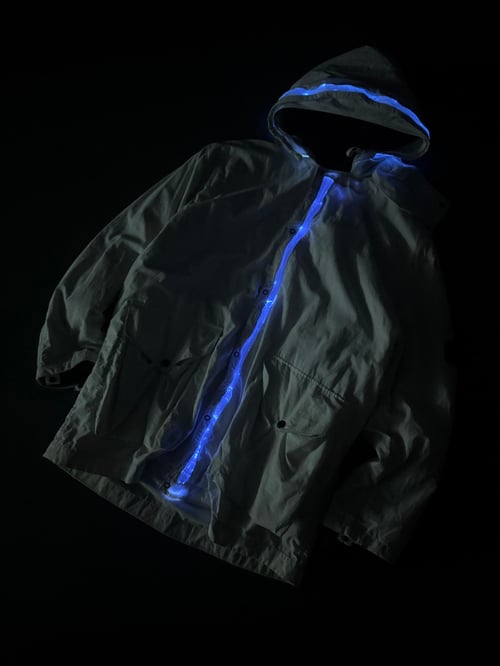 Image of AW 2002 Stone Island “Fibre Optic LED Light Jacket, size XL