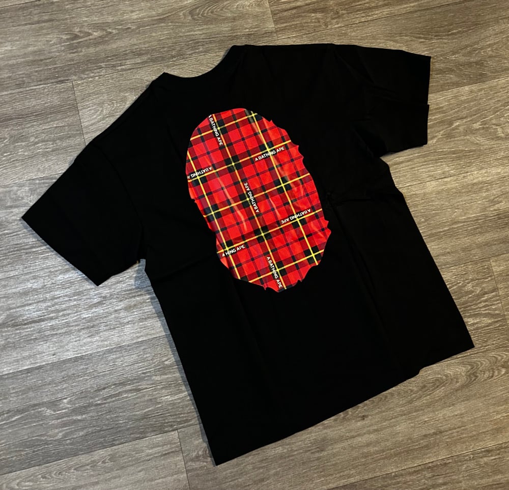Image of BPE Big Check Red Head Shirt