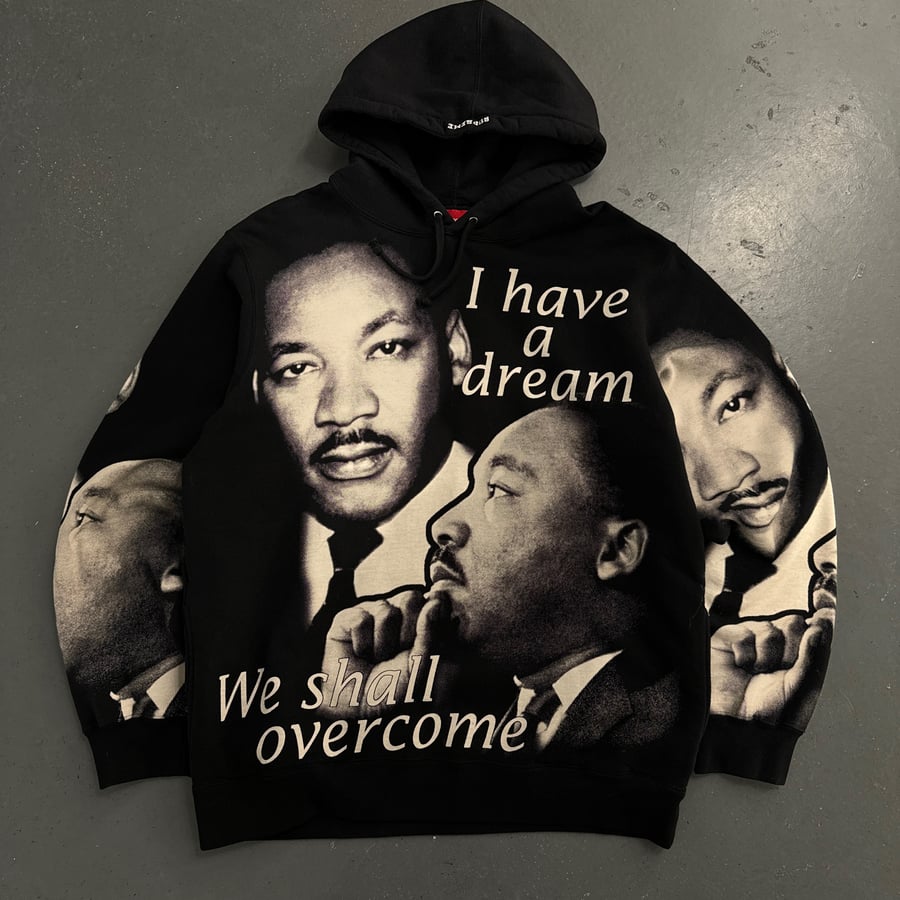 Image of SS 18 Supreme MLK hoodie, size XL