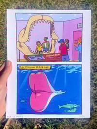 Megalodon Signed Print