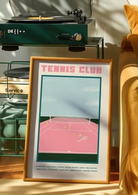 Image 1 of Tennis Club Print