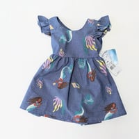 Image 1 of Infant Girls Disney The Little Mermaid Ariel Empire Waist Dress