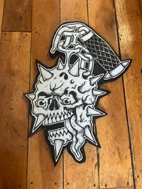 Image 1 of Skull flail painting 