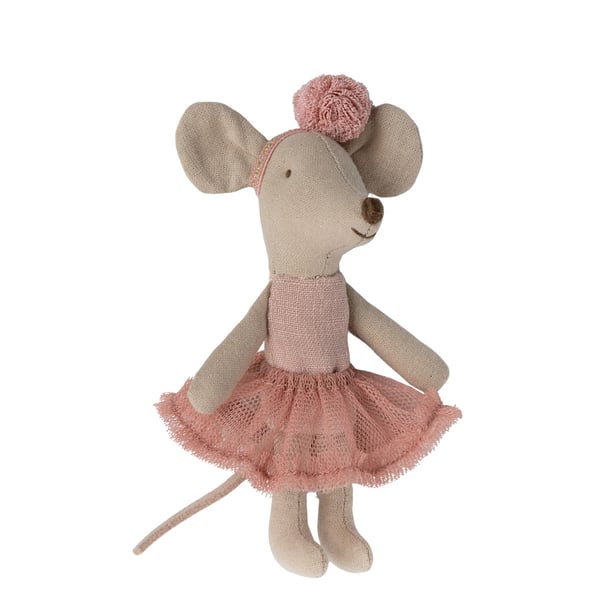 Image of Maileg - Ballerina Mouse Little Sister Rose
