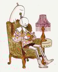 Reading Ghouls Print