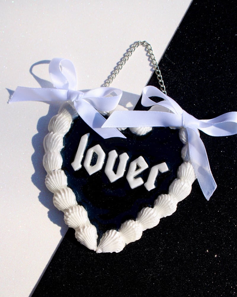 Image of Black and White VDay Wall Hanging