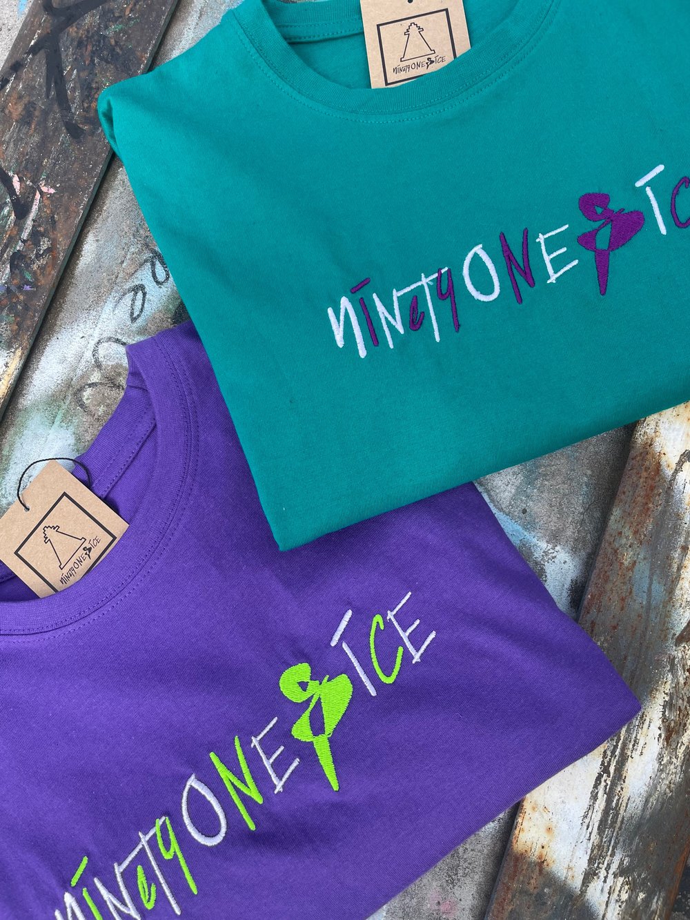 Image of Purple Script Tee