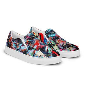 Image of "Spatial" Women’s slip-on canvas shoes