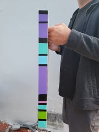 Image 4 of Crowded Spaces: Purple and Teel