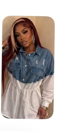 Image 5 of New 3XL Plus Wear Denim Diva Top #164*11