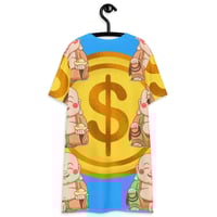 Image 1 of ZEN EXP - “Lucky Buddha” t-shirt dress