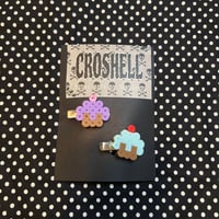 Image 2 of Mini Cupcake Hairclip (2pc) 