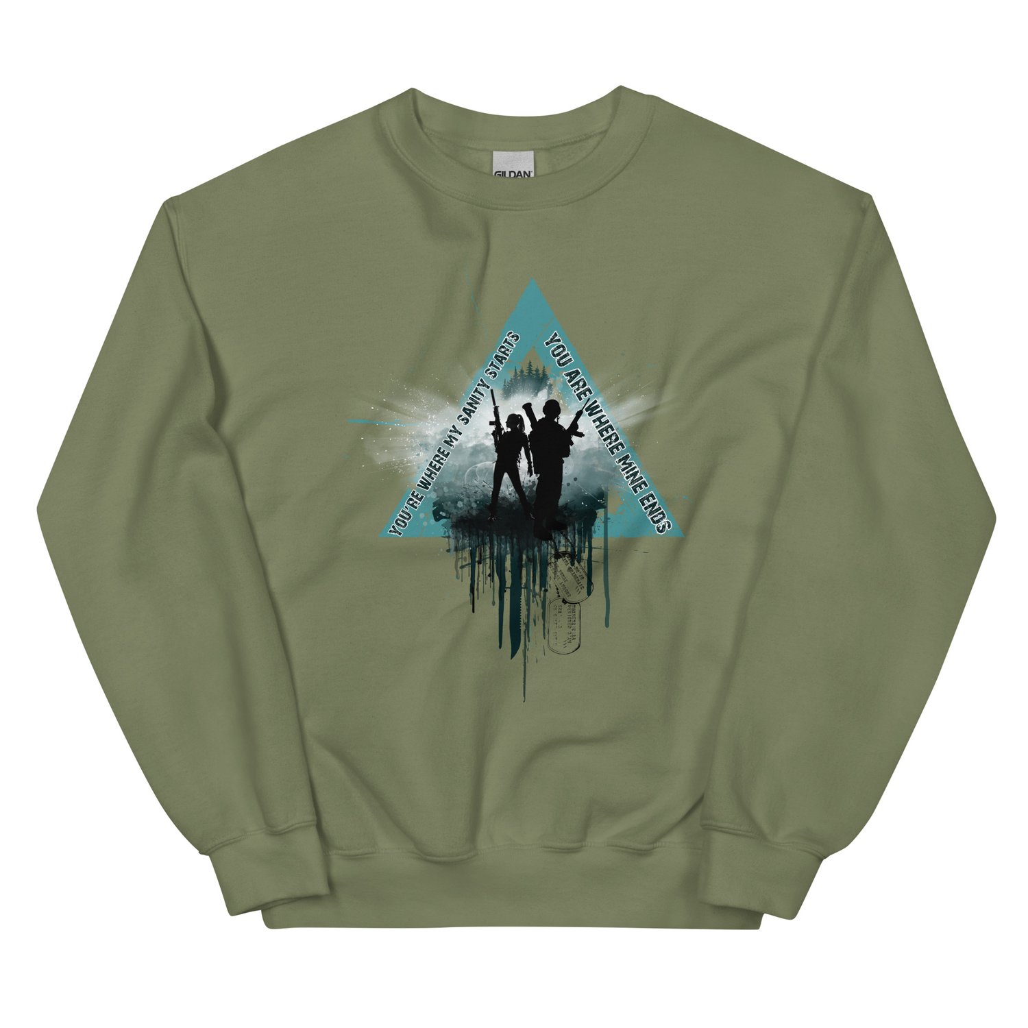 Image of Officially licensed leave me behind sanity ends Unisex Sweatshirt