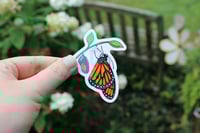Image 5 of Emerging Monarch Clear 3” Sticker