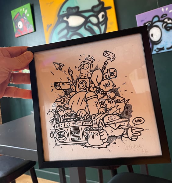 Image of COLUMBA SAPIENS - sérigraphie 20x20