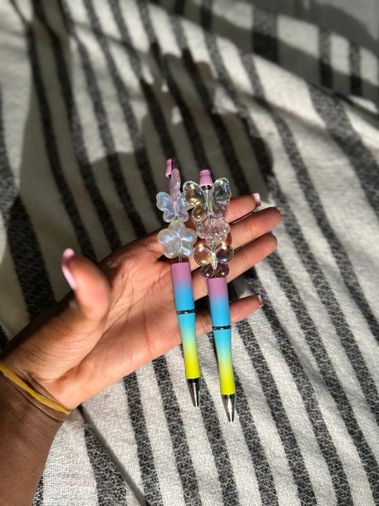 Image of Beaded Pens w Charms (spring/summer)