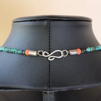 Image 4 of 1 strand Red Mountain turquoise necklace