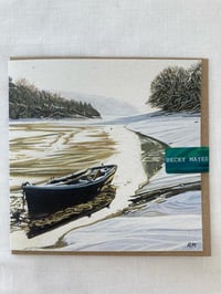 ‘SNOW ON THE RIVER FAL’ CARD