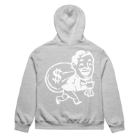 Image 2 of Grey “Varsity” Hoodie 