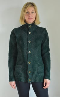 Image 1 of Chunky Ribbed Cardigan - Made in Ireland 