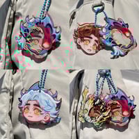Image 2 of Jayvik Double Layered Keychain Set